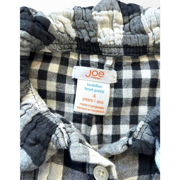 Joe Fresh Textured Plaid Tunic Top, Size 4 - Picture 4 of 8